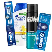 Alle Oral-B, Gillette, of Head&Shoulders